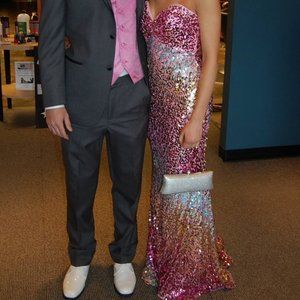 Sequin formal gown (prom dress)